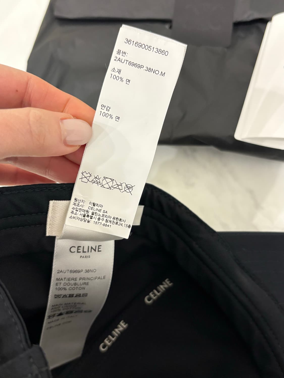 celine 트리옹프베이스볼코튼캡 상품이미지5