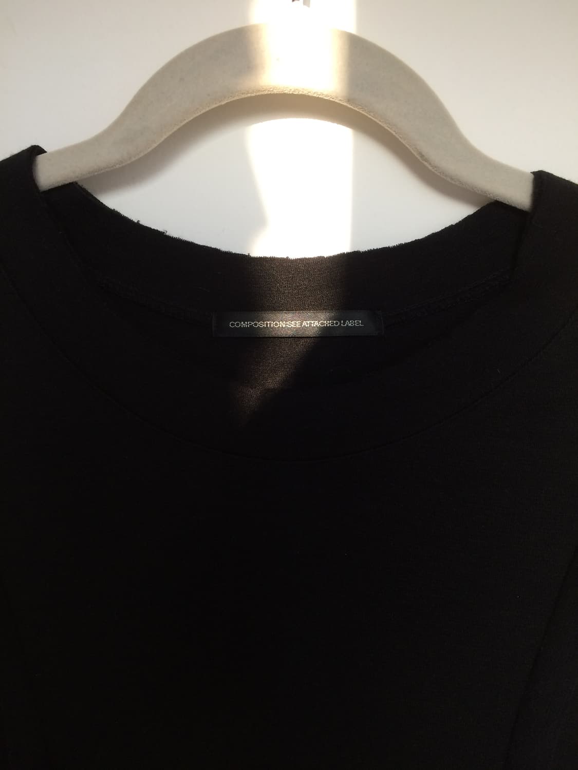 요지 야마모토 와이즈 무봉제 원통 제직 패브릭 테이프 니트 롱 슬리브  상품이미지5