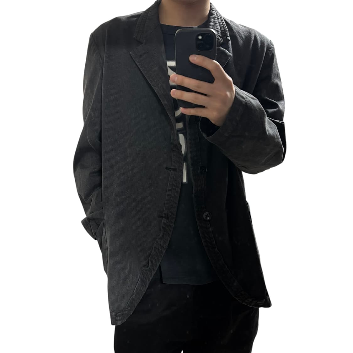 [M] 90‘s 꼼데가르송 셔츠 3버튼 재킷 상품이미지7