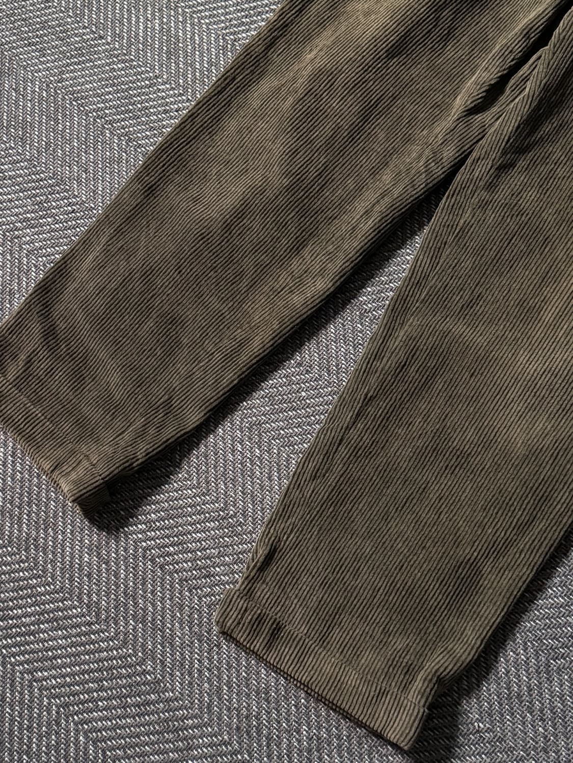 (30) 90s 노티카 투플리츠 와이드 웨일 코듀로이 팬츠 상품이미지5