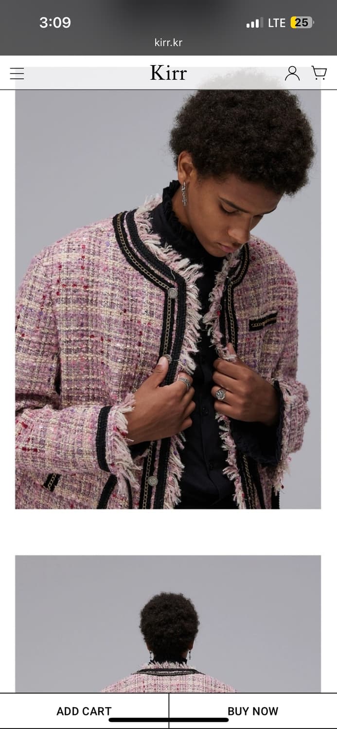 남자 트위드 재킷 tweed jacket 상품이미지2