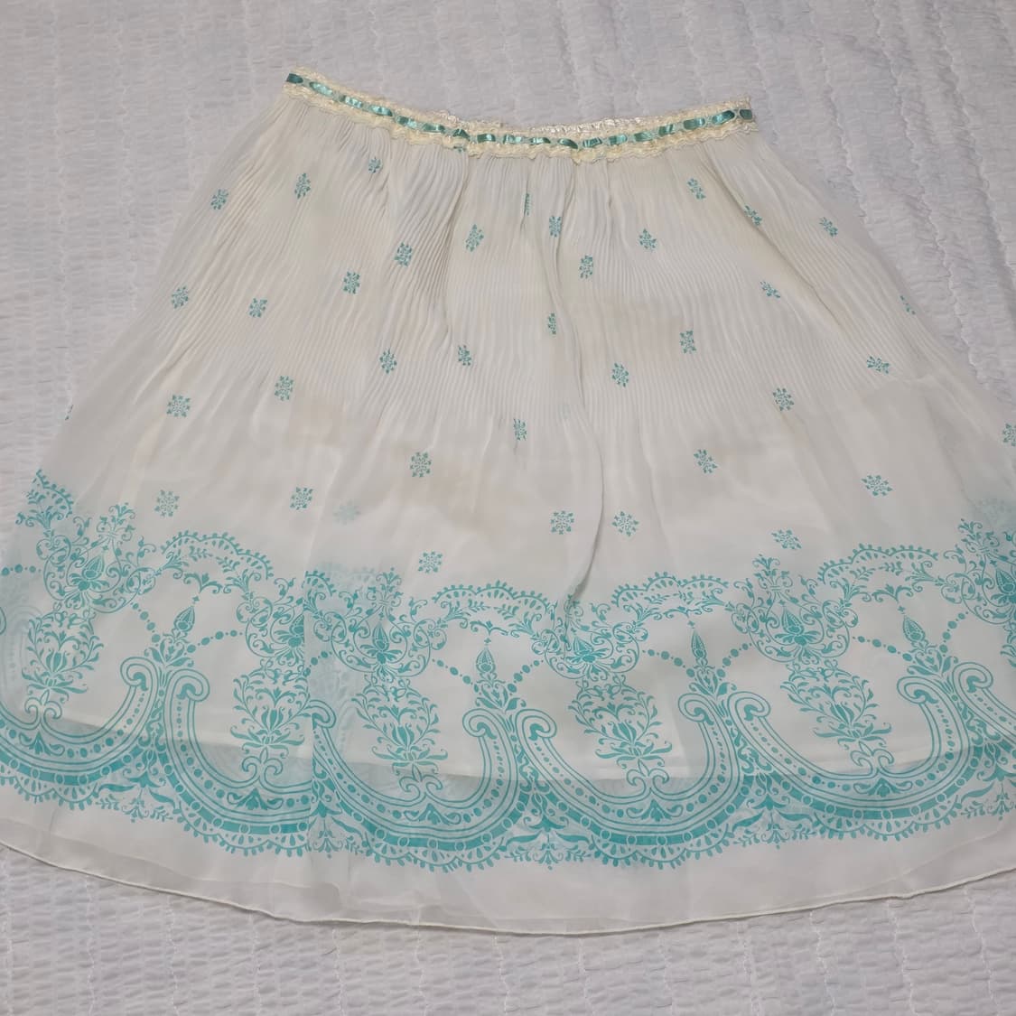 핀터깔 민트 모리걸 쉬폰 스커트 상품이미지2