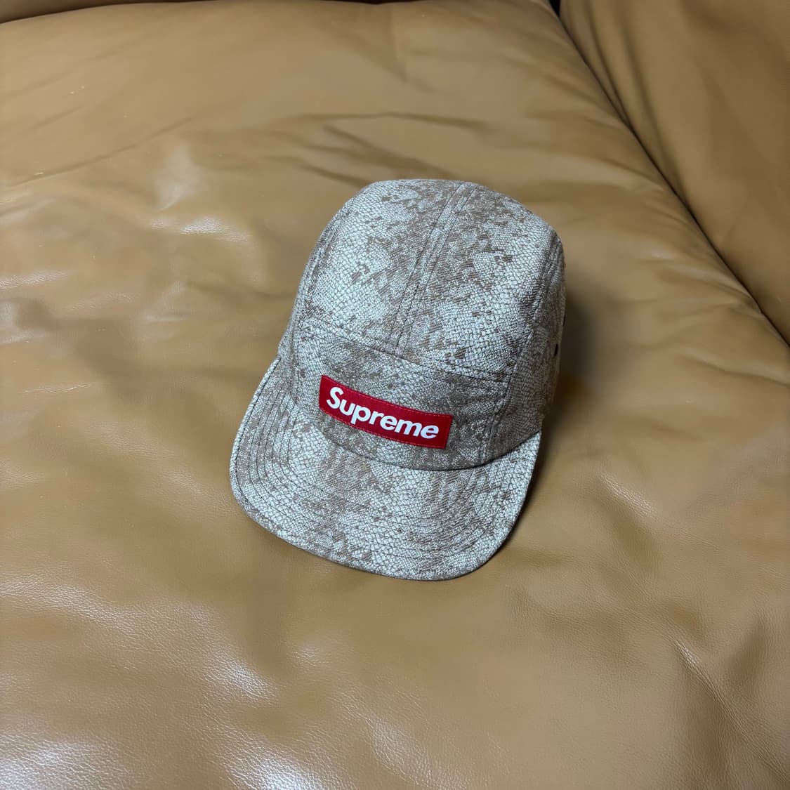 Supreme 슈프림 스네이크 캠프캡 모자 (Snake Skin) 상품이미지1