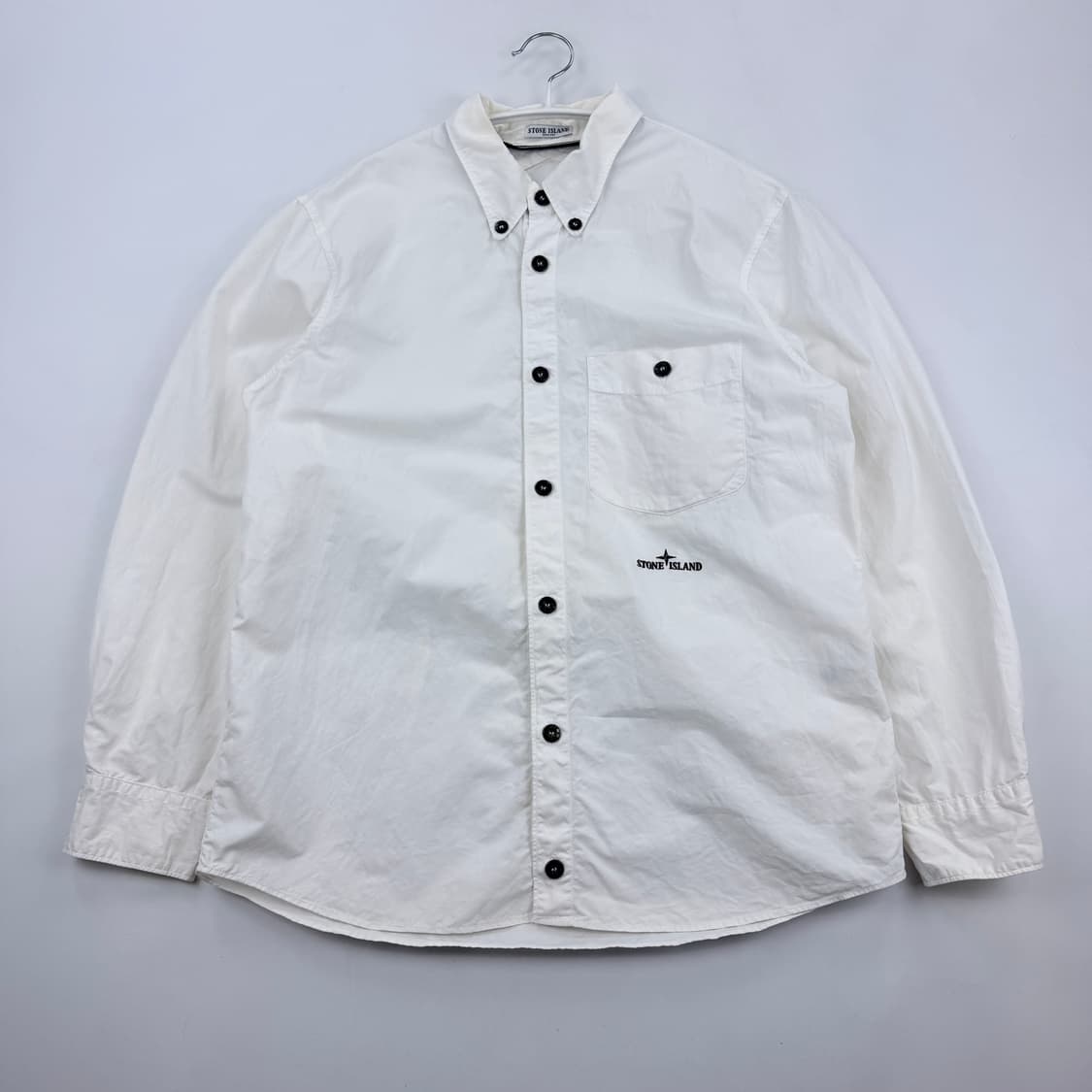 스톤아일랜드 로고셔츠 국내백화점판 상품이미지1