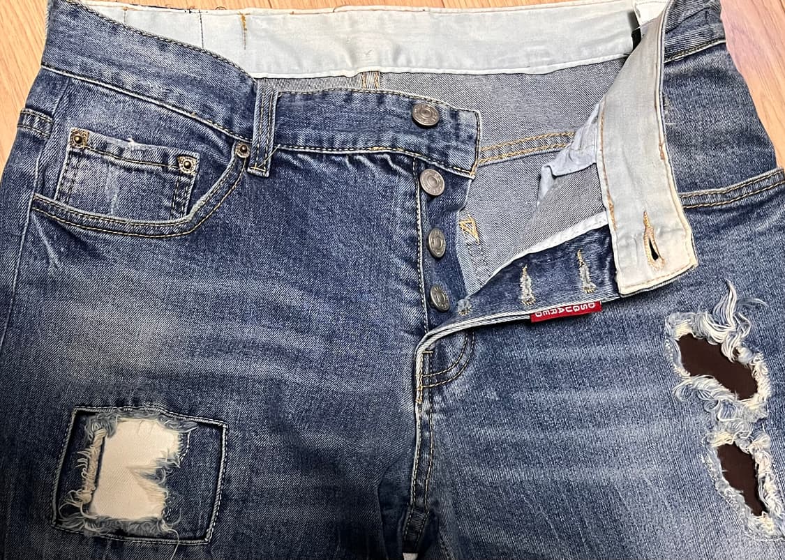 DSQUARED2 패치워크 데님 청바지 50 상품이미지2