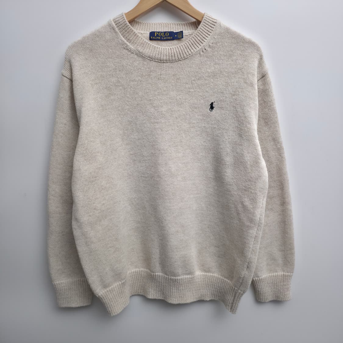 [M] 폴로 랄프로렌 베이지 니트 상품이미지1
