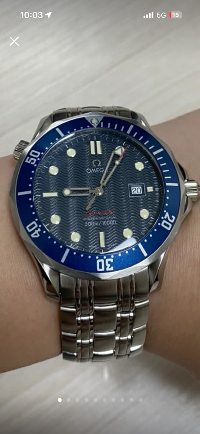 씨마스터 2세대 청판 41mm 물결 쿼츠 판매합니다 2221.80 상품이미지1