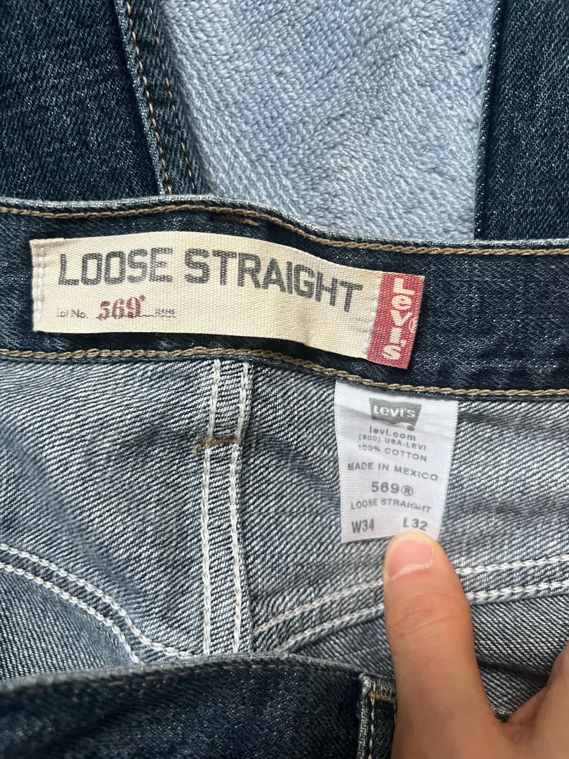 리바이스 569 34/32 상품이미지3