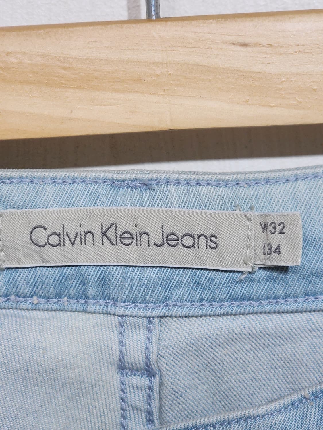 (32) 캘빈클라인 청바지 연청 스판 CK 데님팬츠  상품이미지3