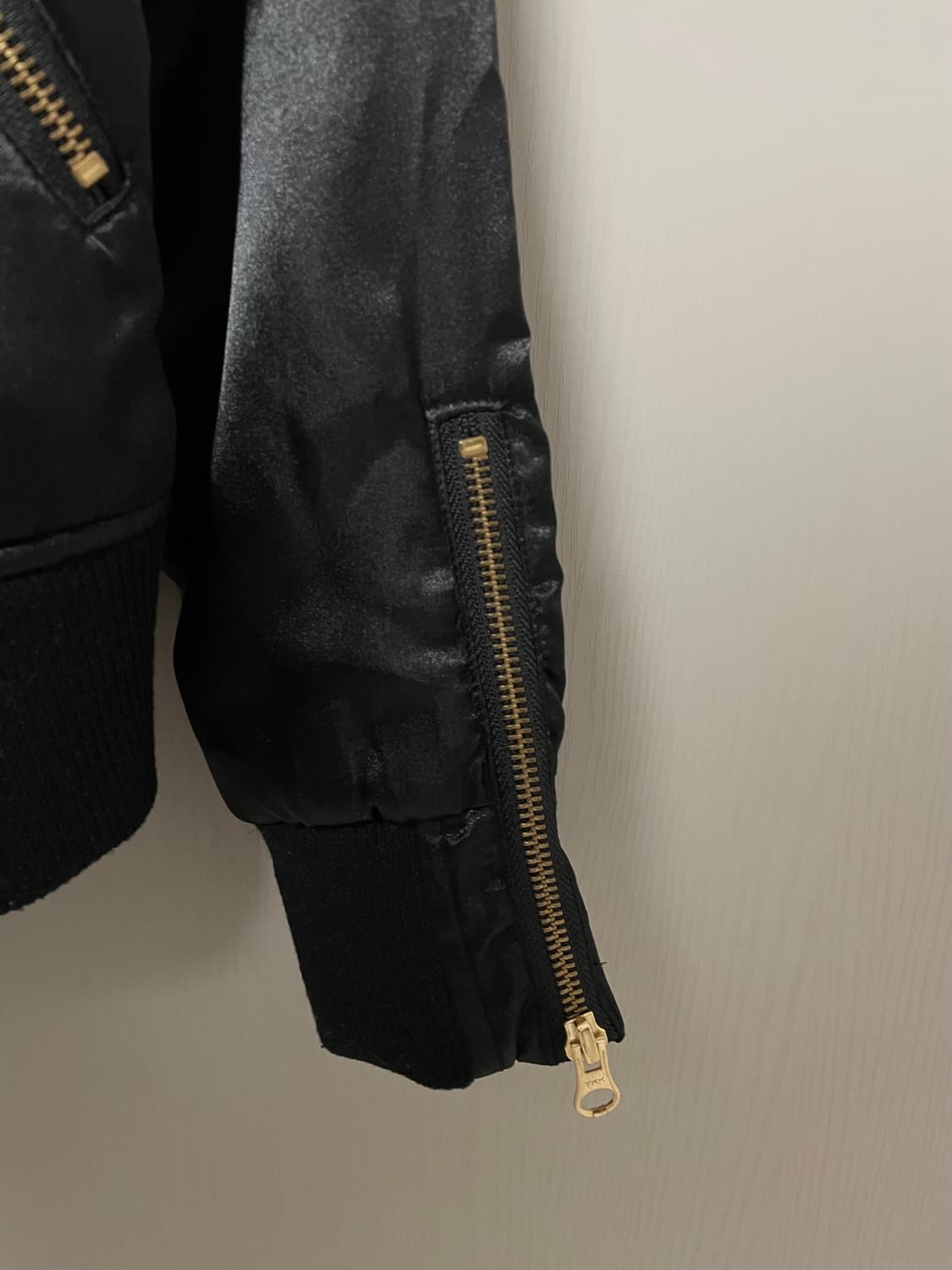 빈티지 골드 포인트 블루종 점퍼 상품이미지5