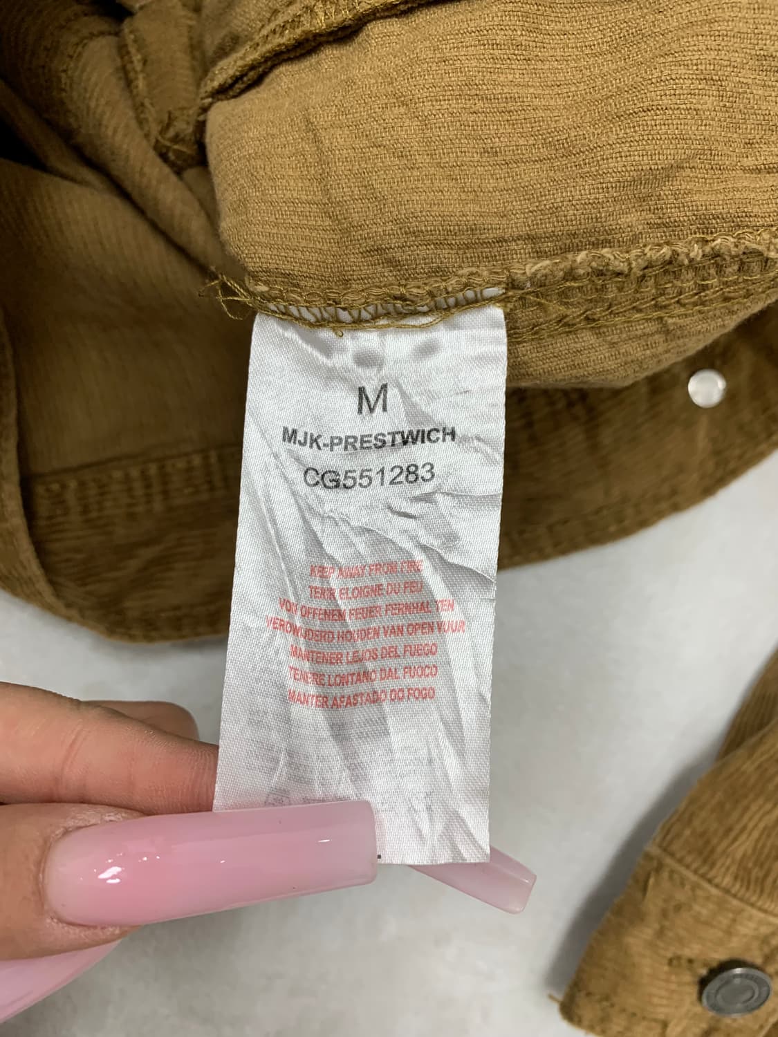 Brave soul 연브라운 코듀로이 자켓 #480 상품이미지7