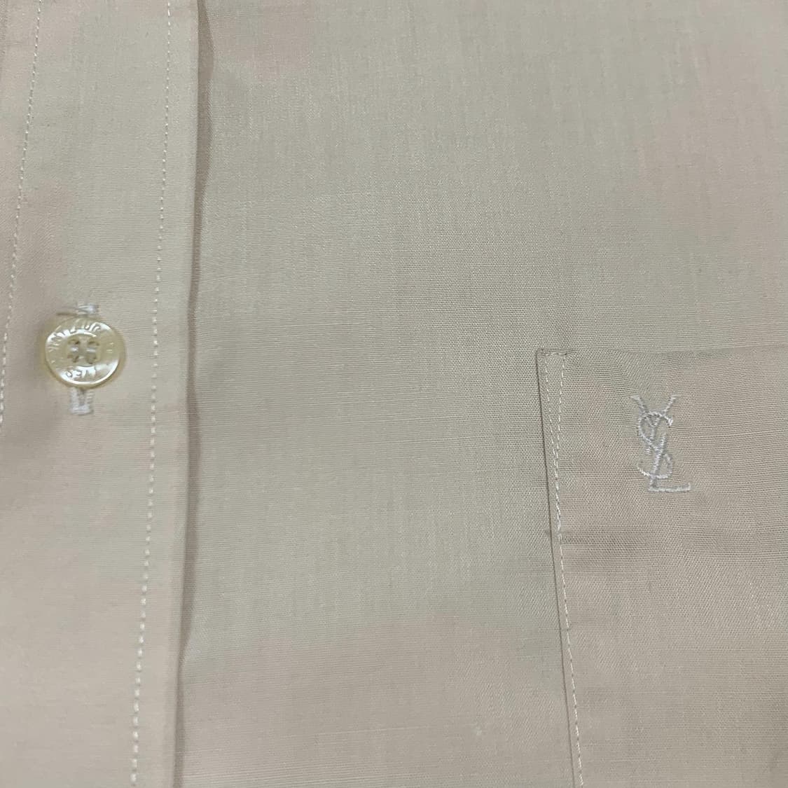 YSL 입생로랑 바닐라 베이지 셔츠 상품이미지4