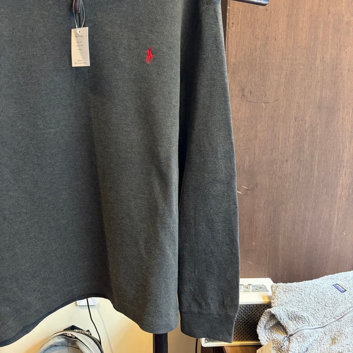 16349 - 폴로 랄프로렌 차콜 반집업 니트 상품이미지4
