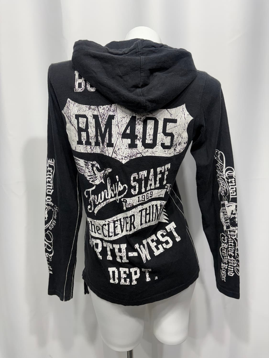 🎸블랙 프린팅 후디🎸 상품이미지7