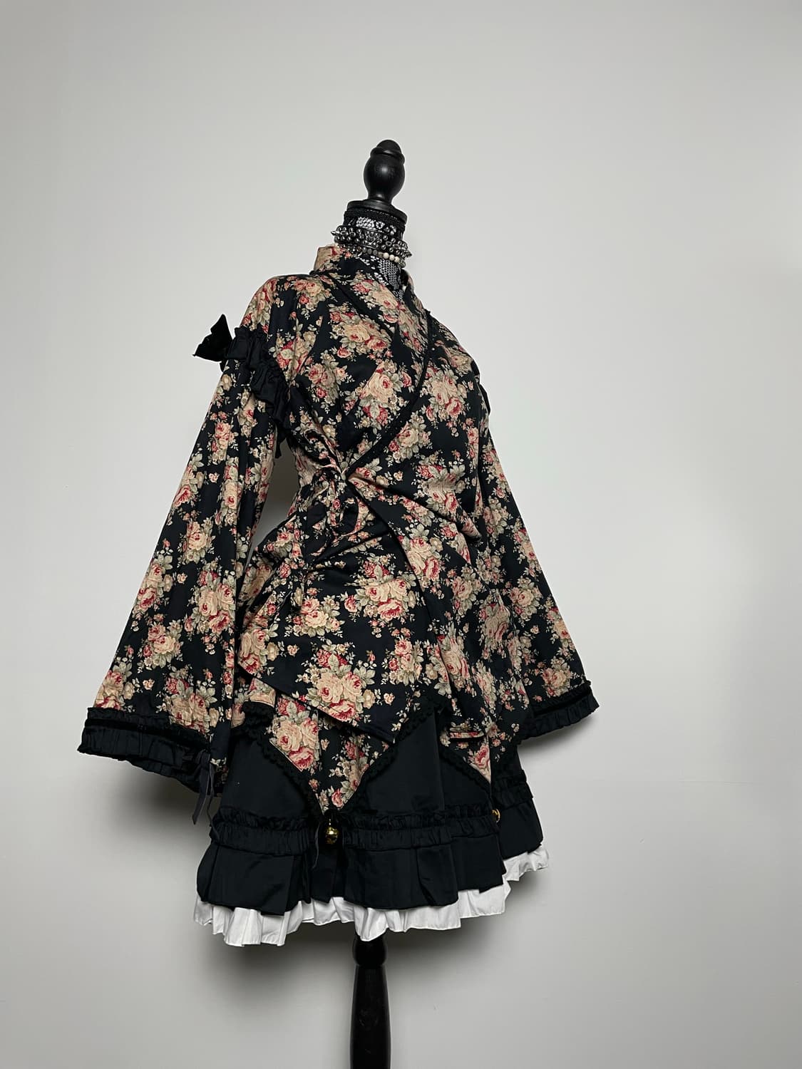 BODYLINE 바디라인 플라워 패턴 유카타 세트 상품이미지4