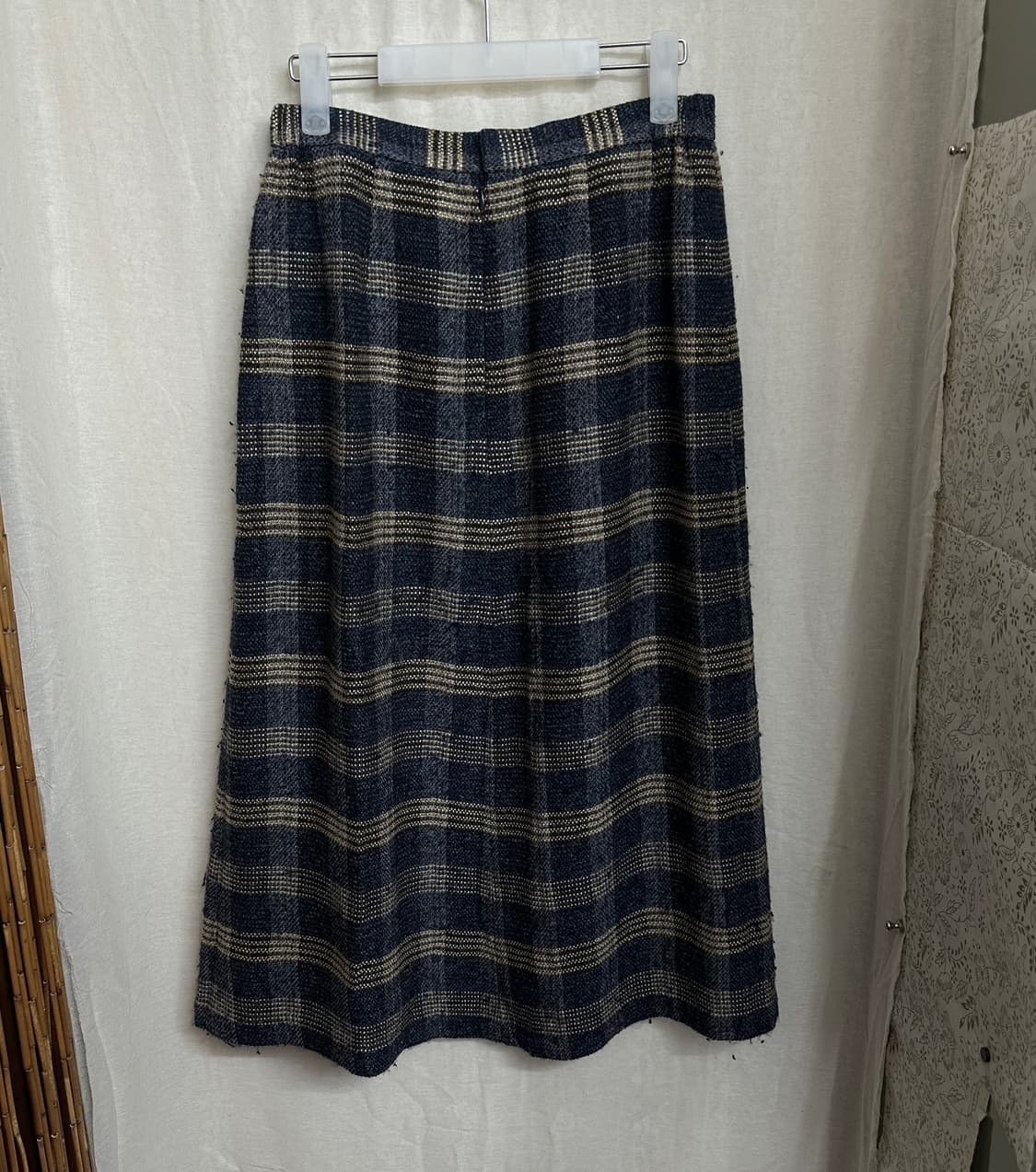 체크 스커트 wool65% 상품이미지2