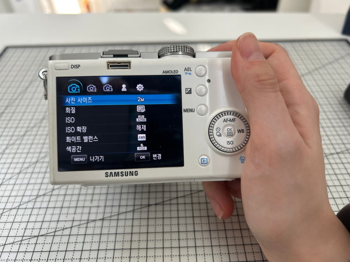 samsung NX100 카메라 화이트 상품이미지7