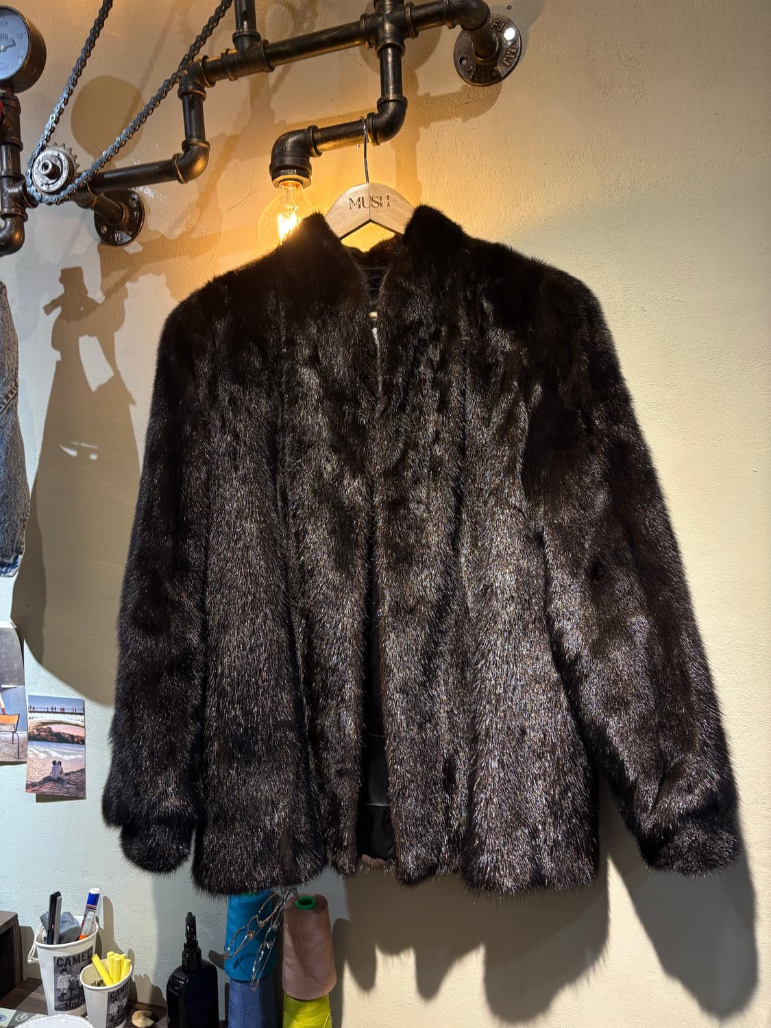 블랙브라운 밍크코트 상품이미지4