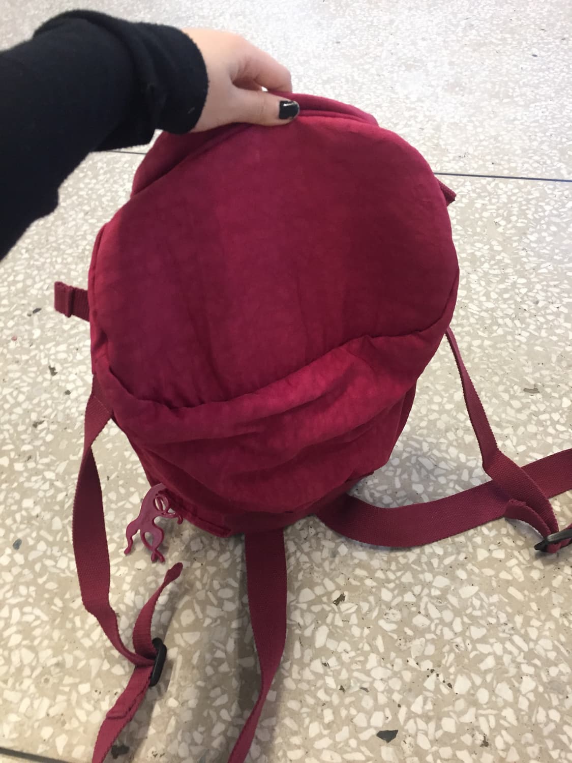 Kipling Vintage Washed Backpack – Burgun 상품이미지3