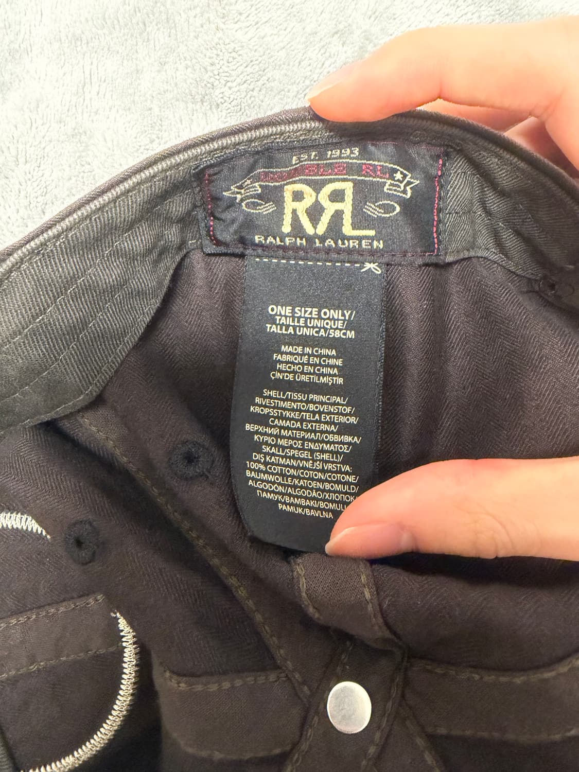 더블알엘 볼캡 상품이미지3