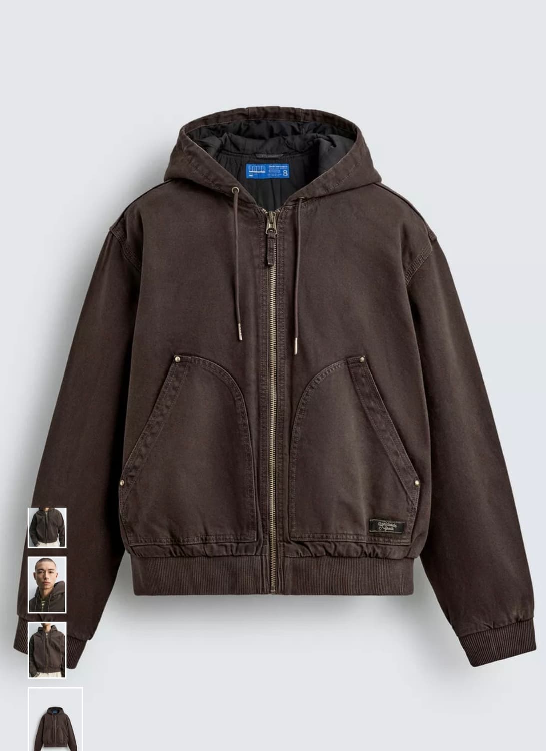 자라 맨즈 후드 패딩 자켓 s 상품이미지1