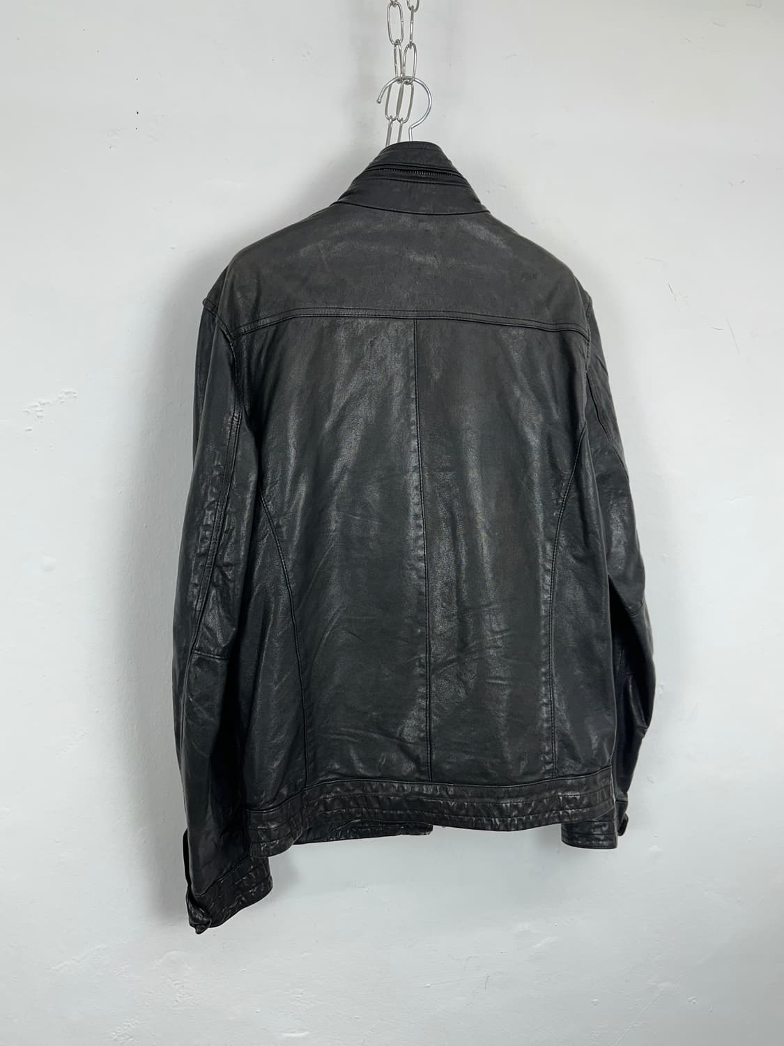 Double Zip Multi-Pocket Lambskin Leather 상품이미지5