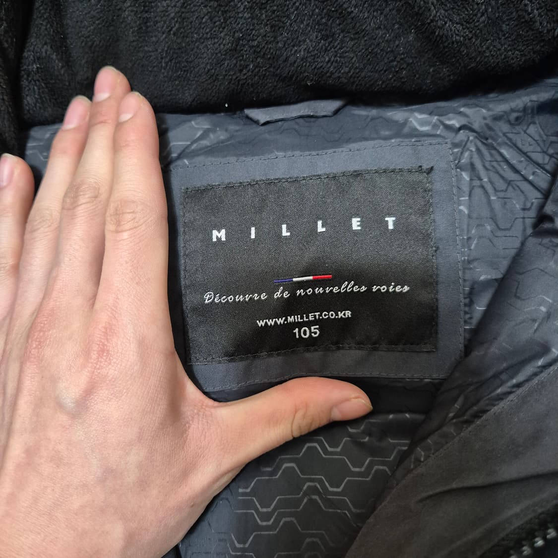 밀레 고어텍스 구스다운 라쿤퍼후드 패딩 점퍼 XL(105) 상품이미지8