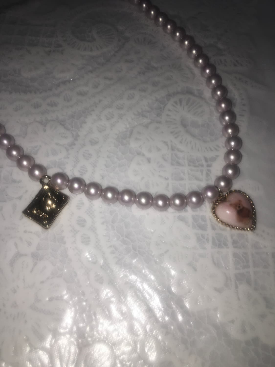 Viburnum shop 프린세스 아카이브 연보라진주 목걸이 상품이미지3