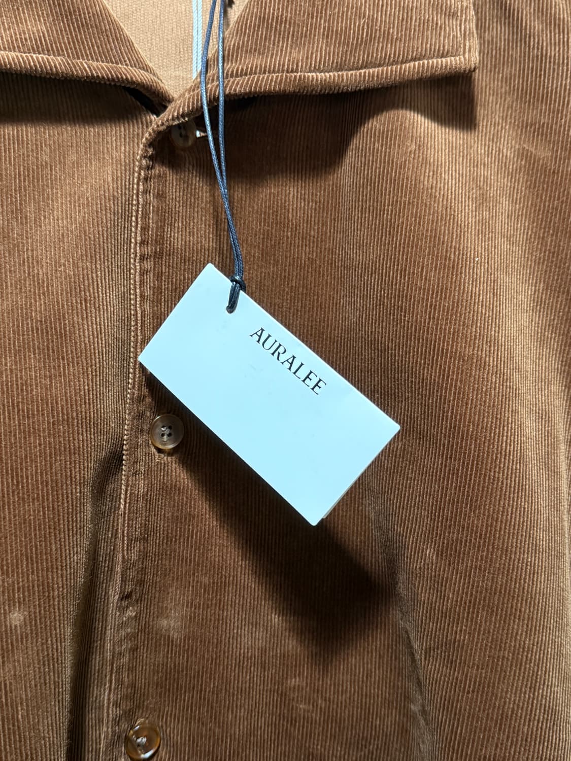오라리 AURALEE 핀크스 코듀로이 셔츠 상품이미지4