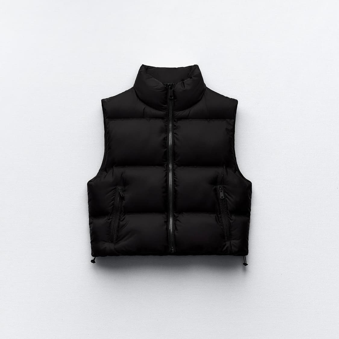 자라 패딩 조끼 블랙 XS 상품이미지1