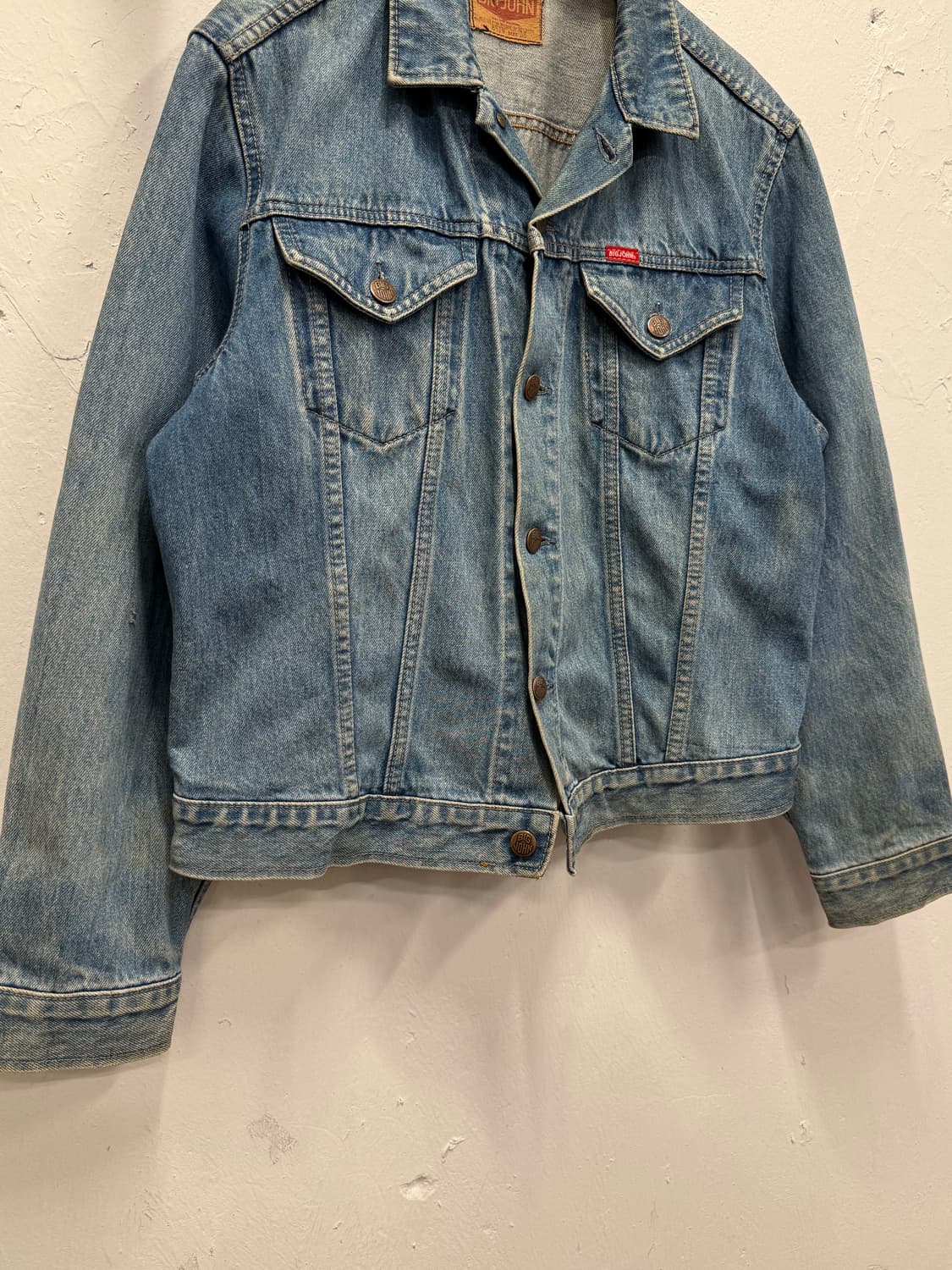M) BIG JOHN Denim Trucker Jacket 상품이미지4