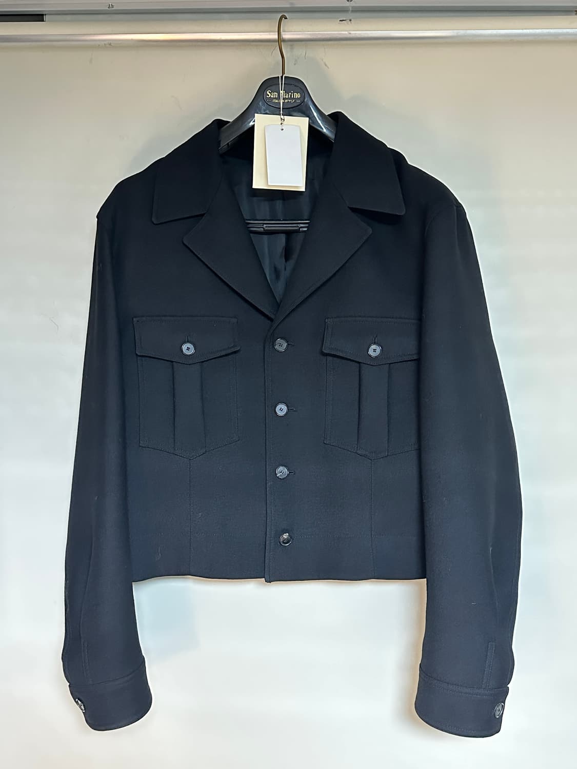 (L) 렉토 울 블렌디드 밀리터리 숏 자켓 상품이미지1