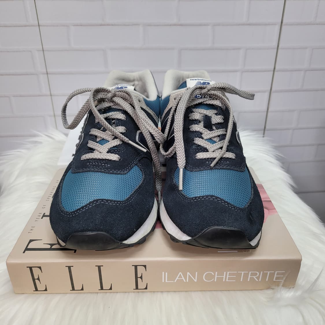 뉴발란스 574 클래식 다크 네이비 스니커즈 운동화 신발 270사이즈 상품이미지5