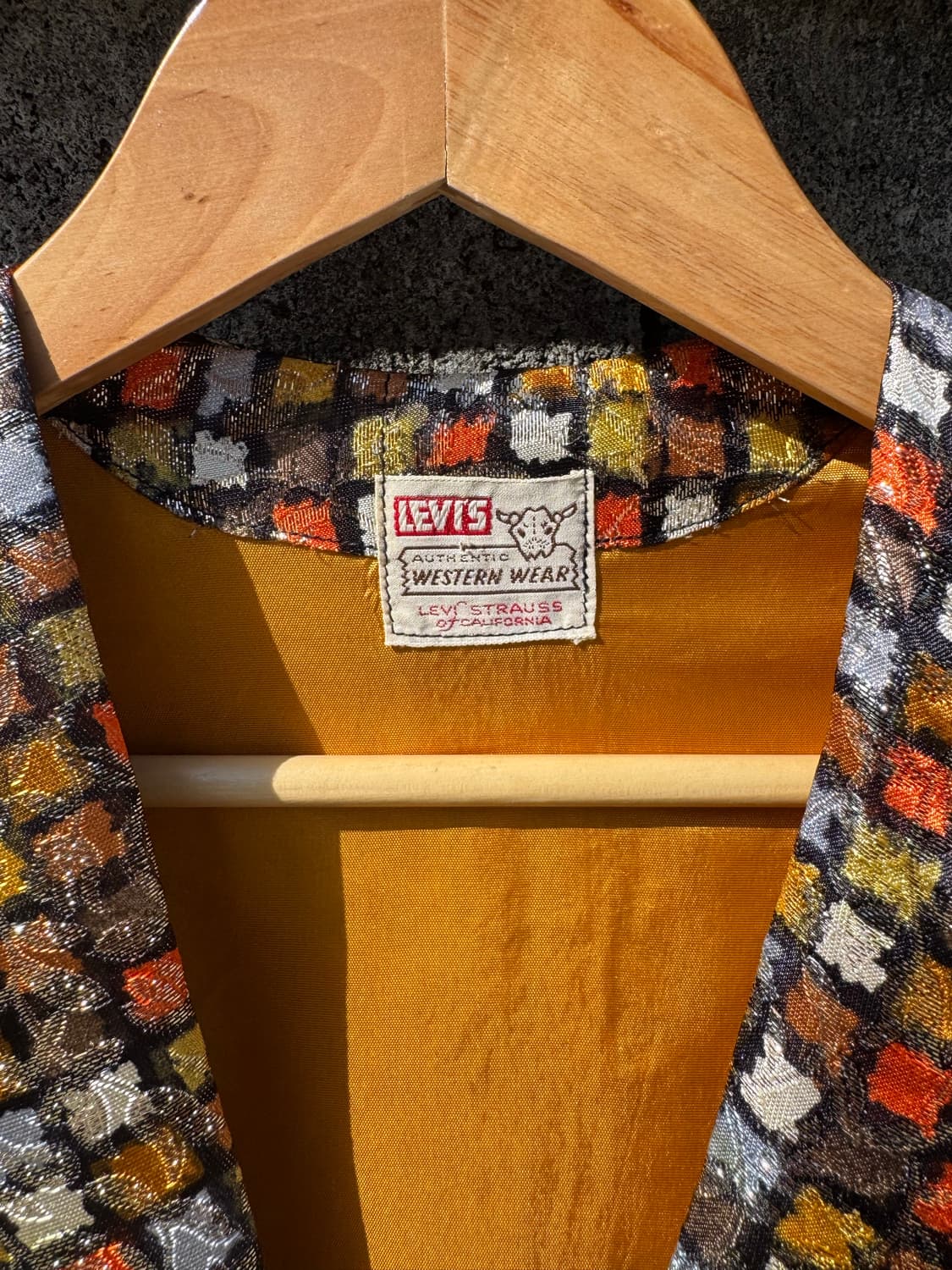 50s 리바이스 빈티지 숏혼 웨스턴 웨어 카지노 포커 딜러 베스트 상품이미지7