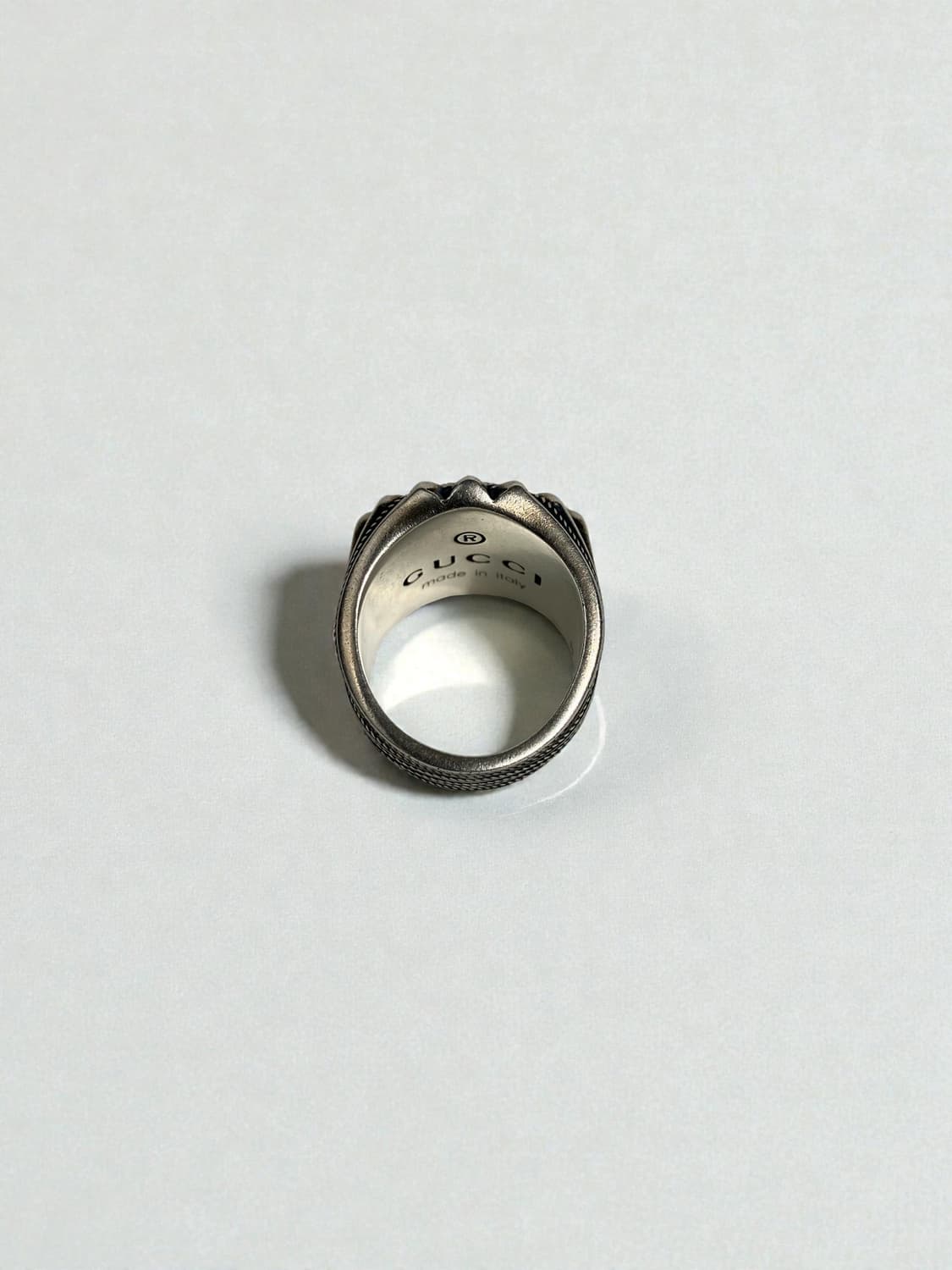 구찌 인터로킹 G 인그레이브드 링 925실버 11호 상품이미지3