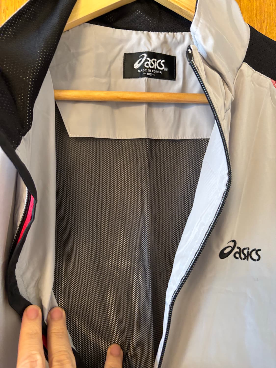 아식스 바람막이 자켓 그레이 상품이미지6