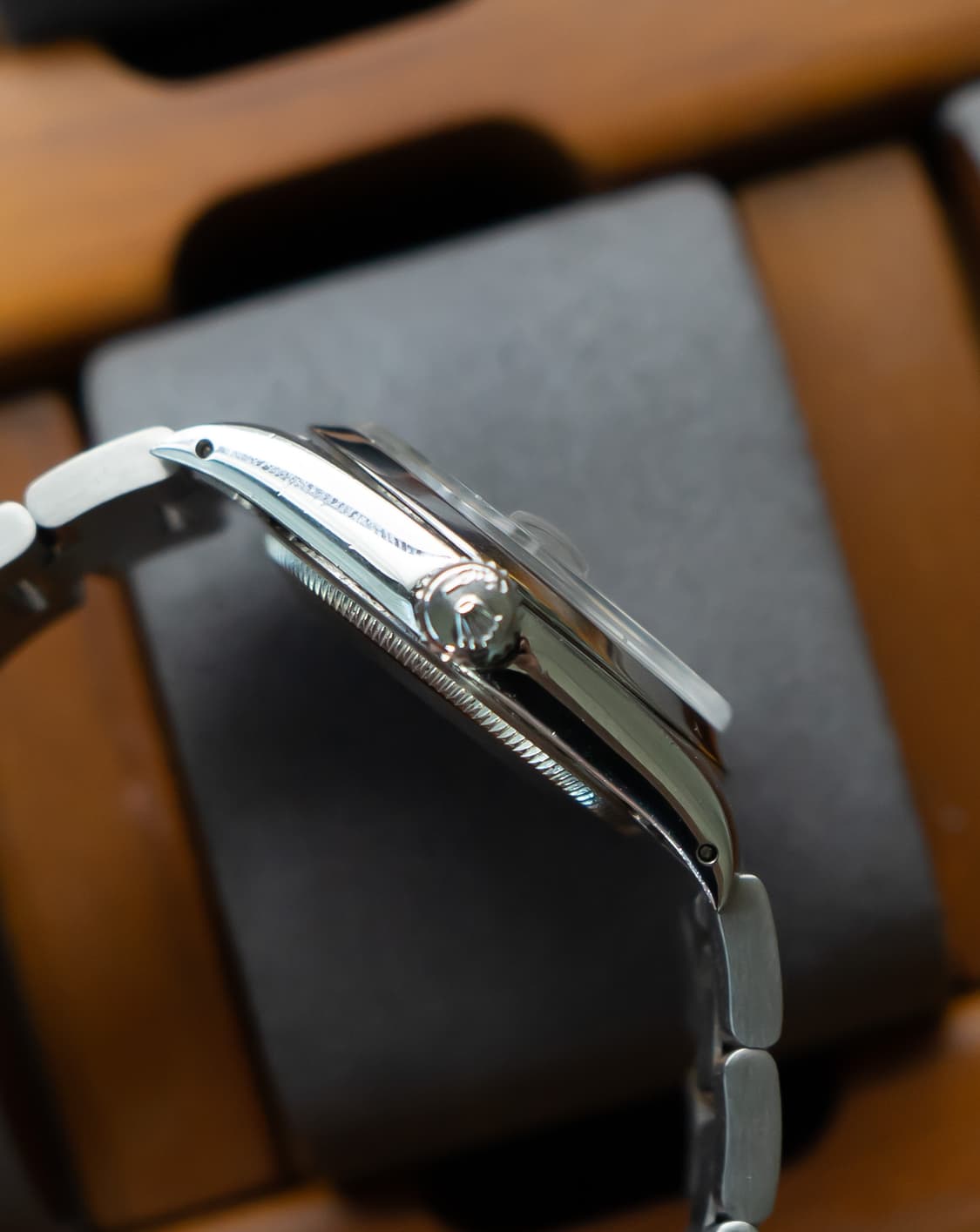 롤렉스 오이스터 퍼페츄얼 데이트 1500 실버 빈티지 시계 상품이미지3