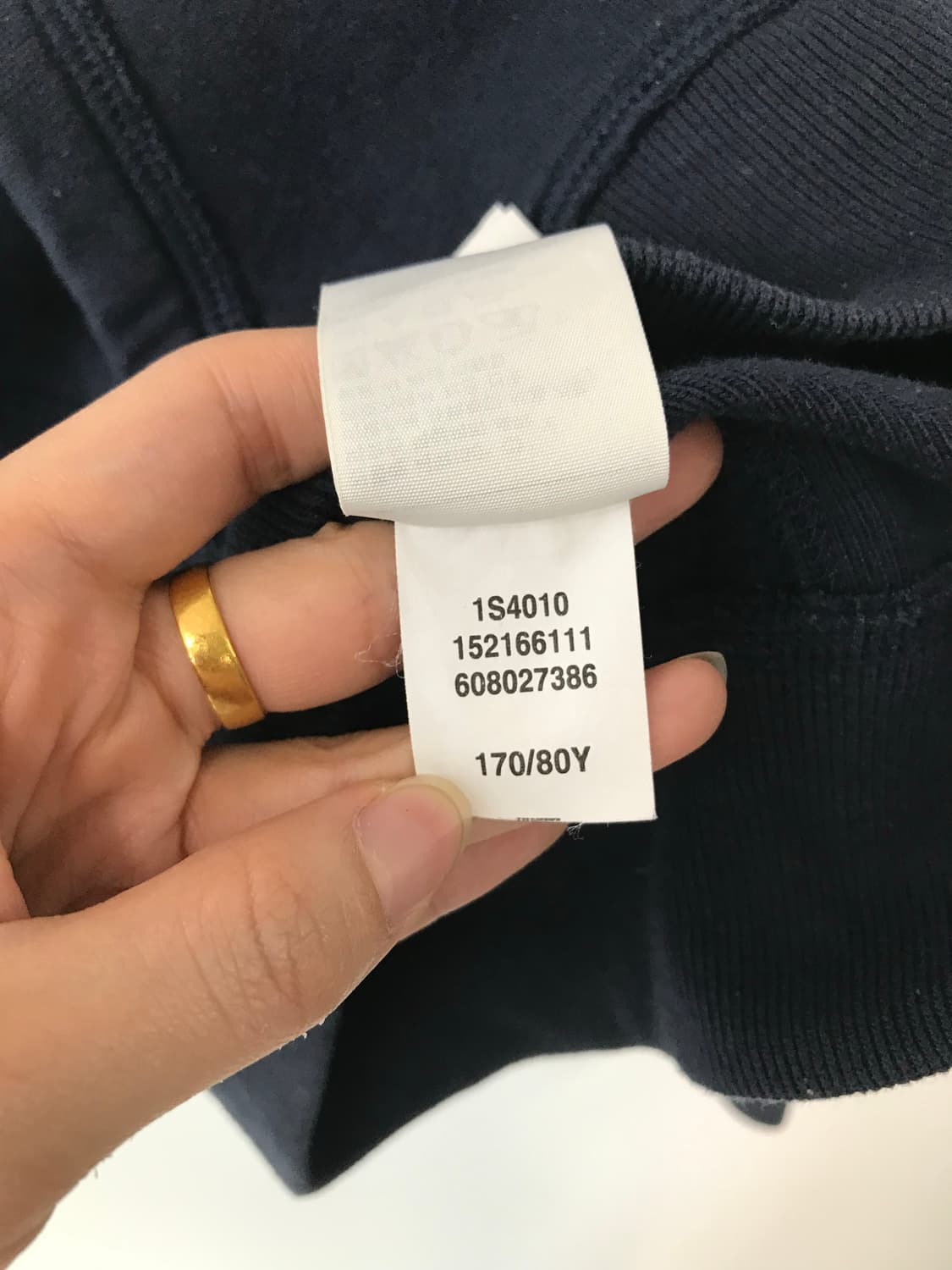 아베크롬비 y2k 와투케 네이비 딱붙 후드집업 상품이미지5