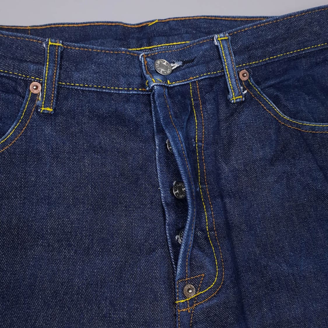 EVISU 에비수 진청 스트레이트핏 백신치 생지 데님팬 상품이미지6