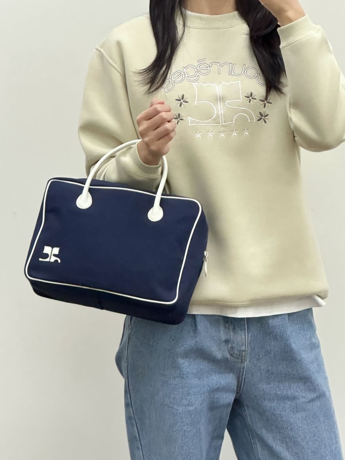 courreges / 꾸레쥬 빅로고 맨투맨  상품이미지7