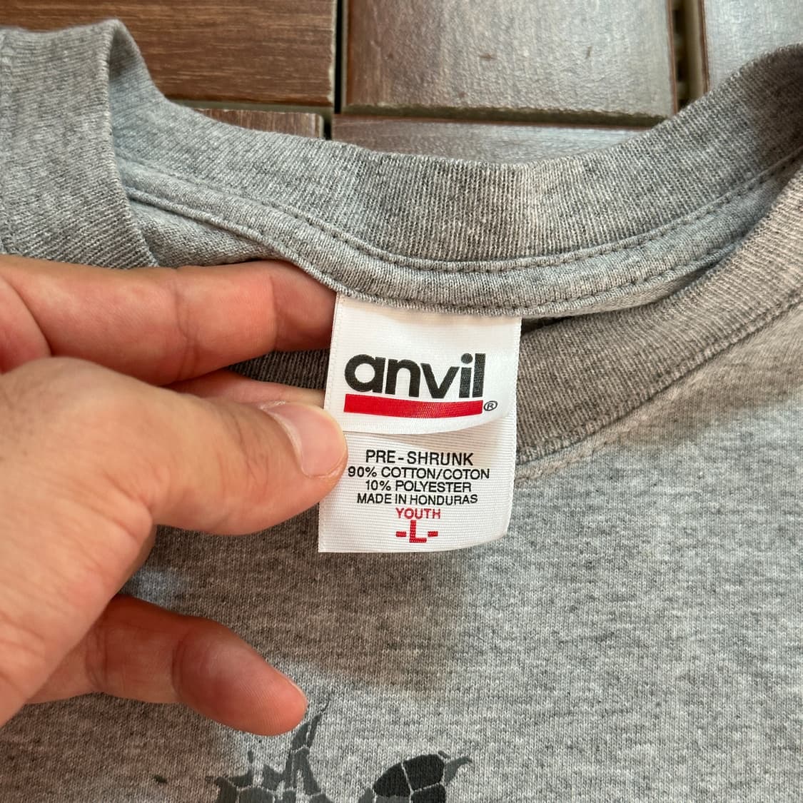 Anvil vintage printing 1/2 tee 상품이미지4
