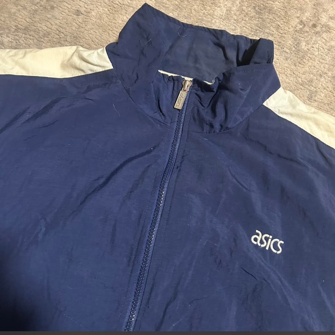 90s 아식스 빈티지 바람막이 윈드브레이커 XL 상품이미지2