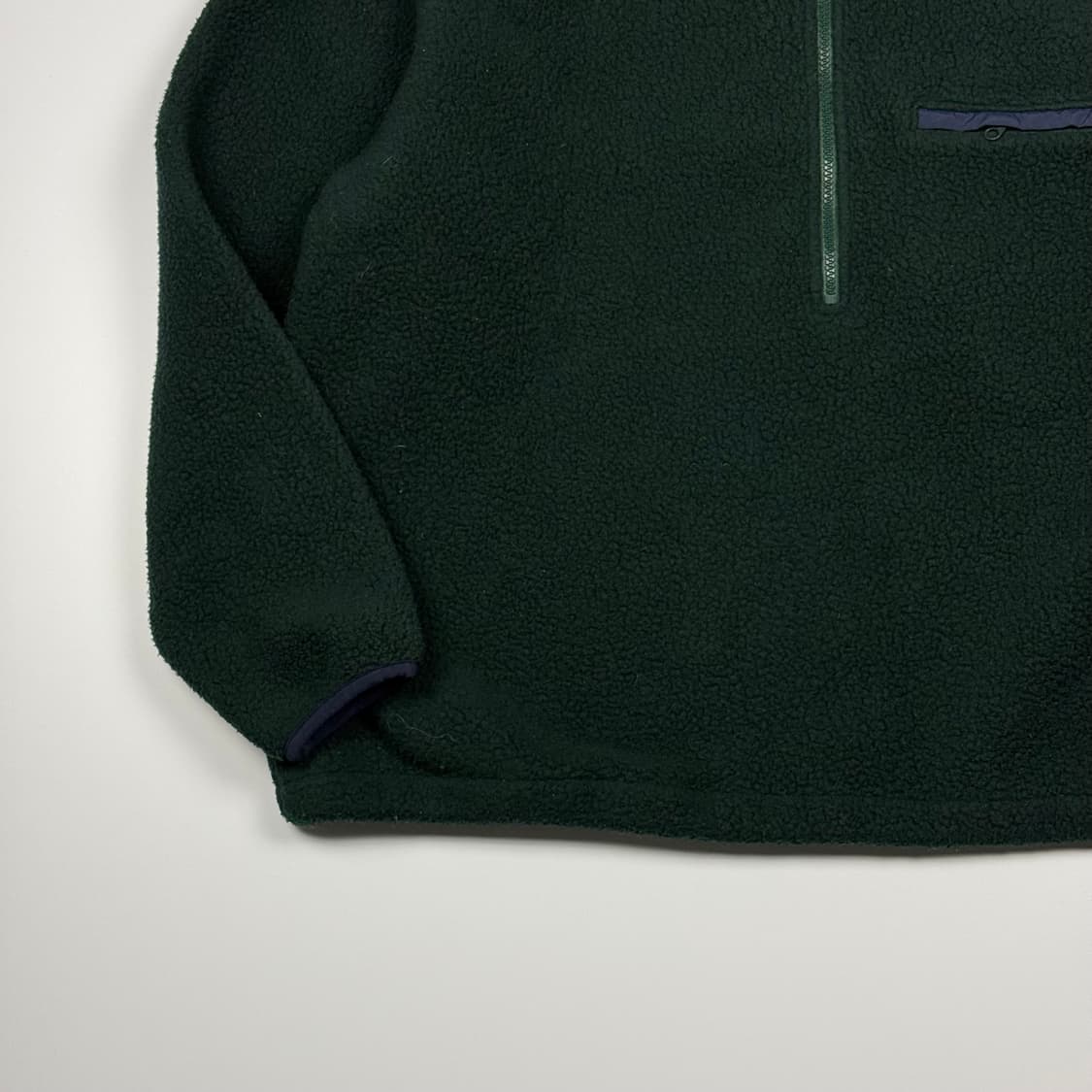 (115) 80s 엘엘빈 플리스 풀오버 다크그린 상품이미지4