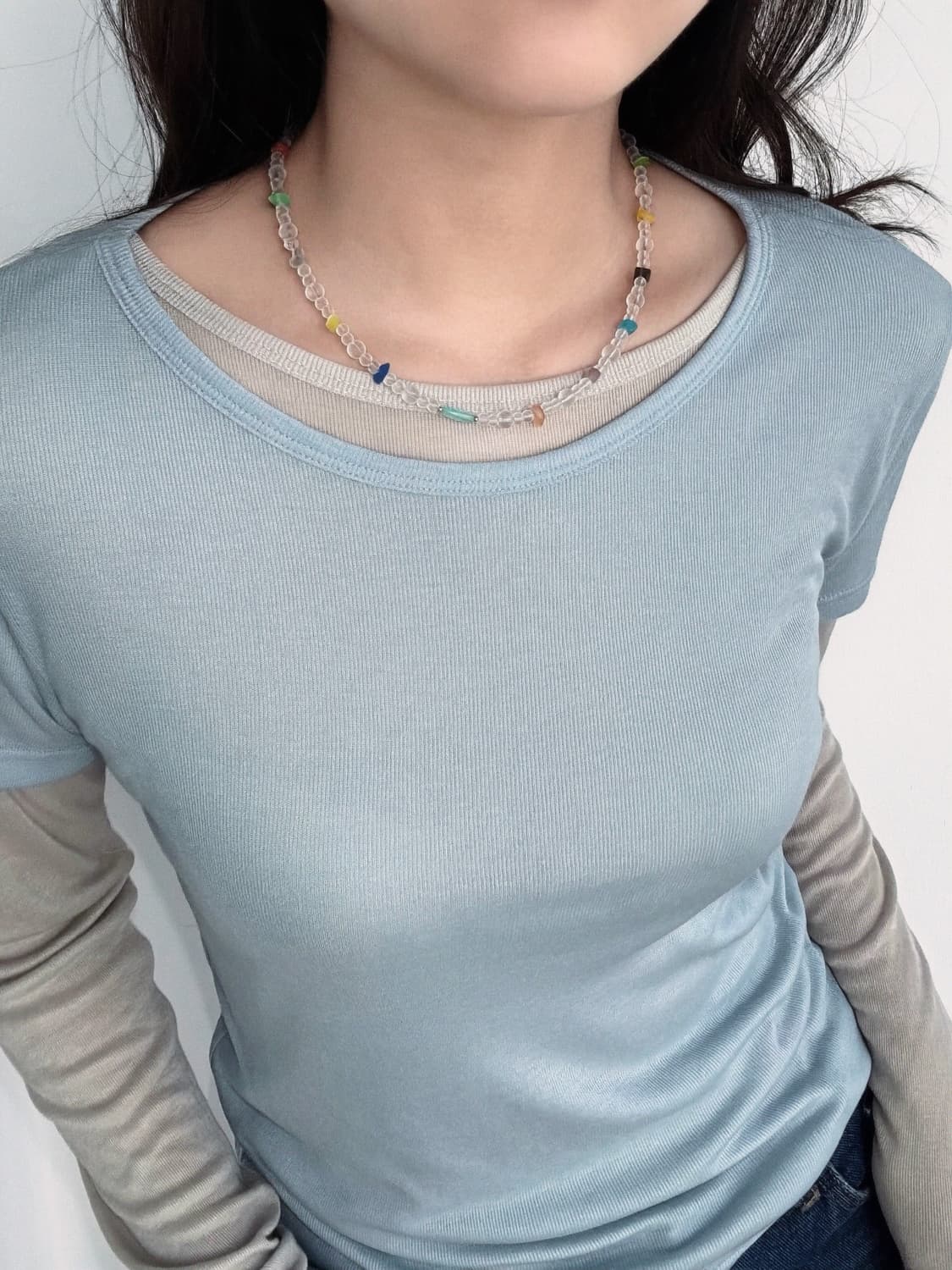 캣츠아이 백수정 원석 목걸이 상품이미지3