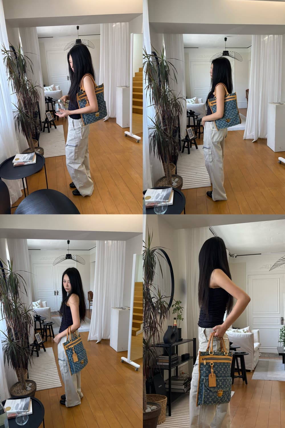 루이비통 데님 삭플라 토트백 상품이미지2