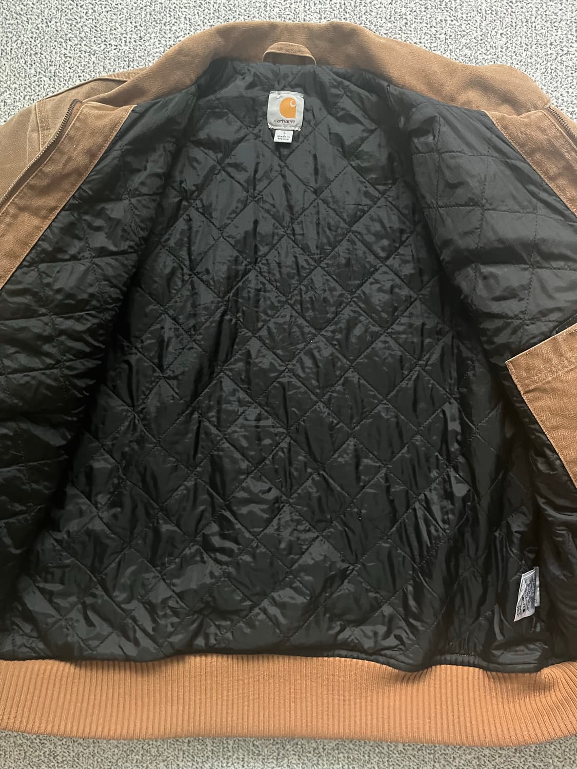  칼하트 칼리지 컬렉션 LSU 대학교 봄버 자켓 L  상품이미지3