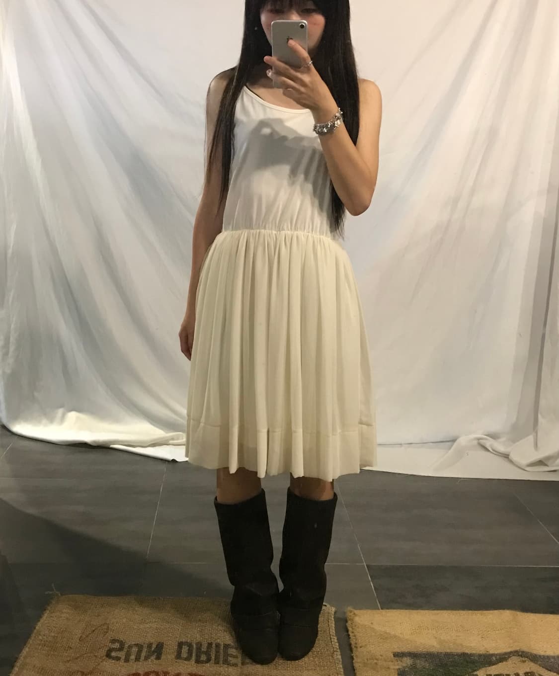 chiffon sleeveless dress 상품이미지5
