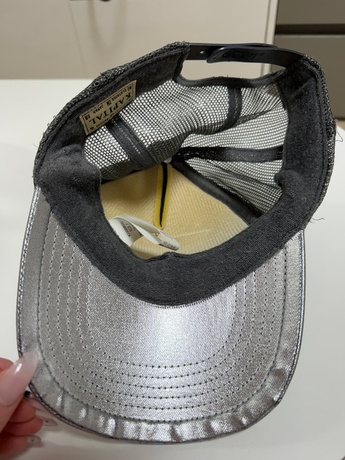 캐피탈 컨트리 펄 트러커 캡 실버 그레이 상품이미지2