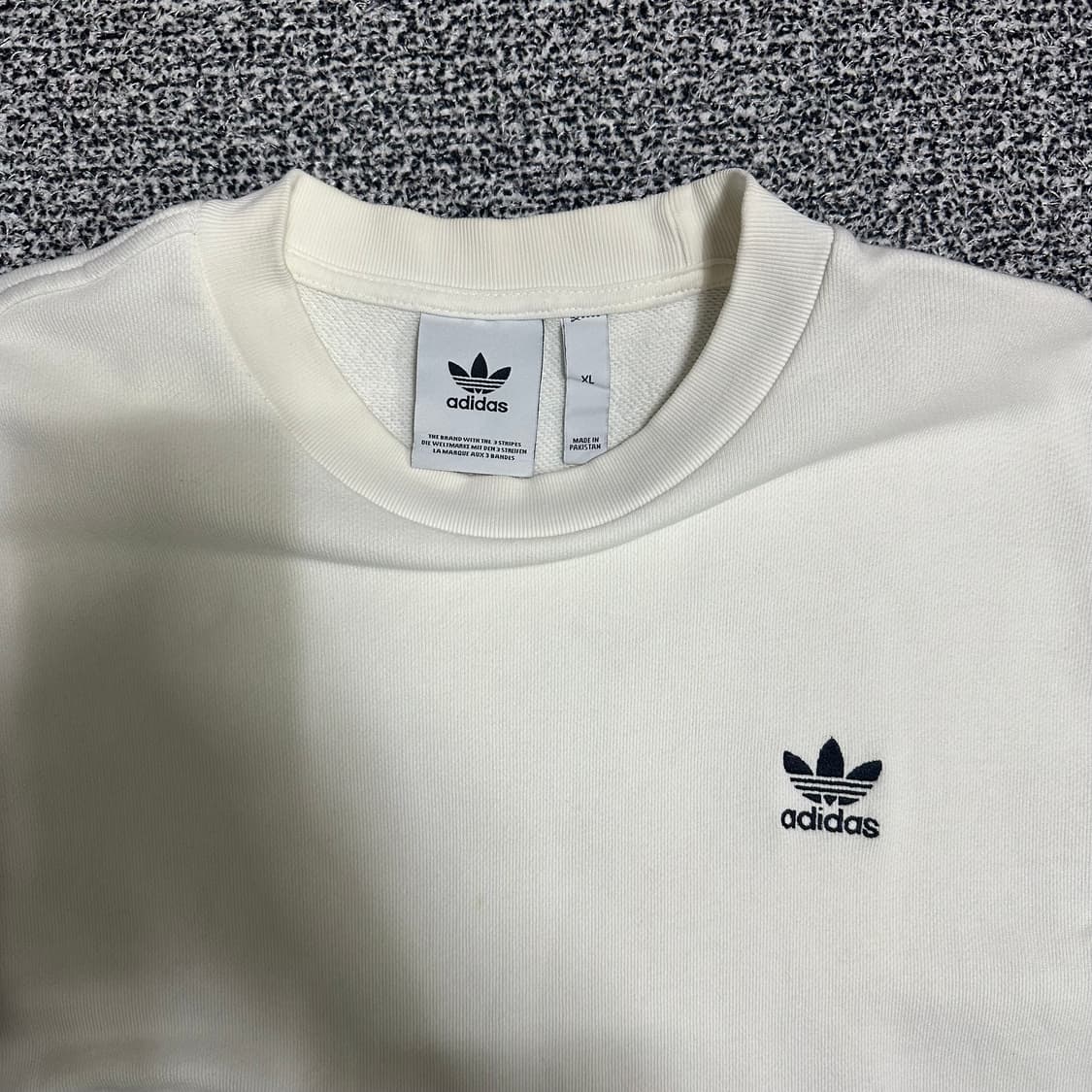 (105) 아디다스 트레포일 맨투맨 아이보리 상품이미지2