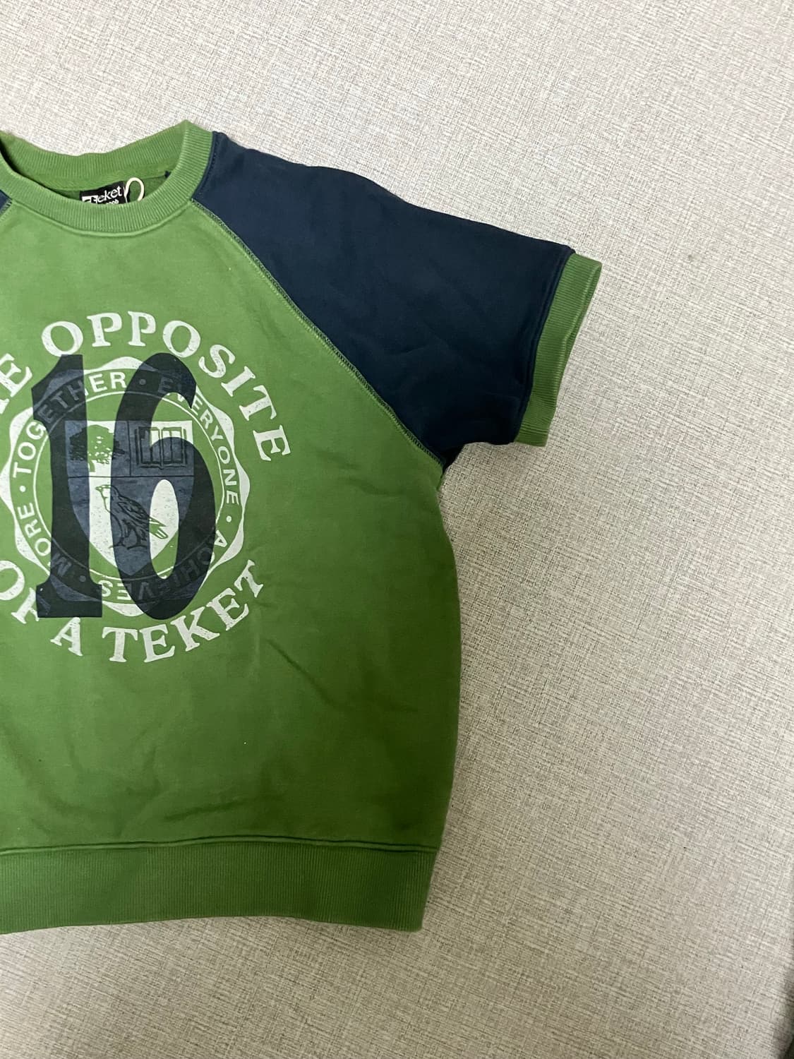 Teket 테켓 올드스쿨 나그랑 반팔스웻셔츠 상품이미지2